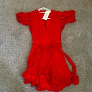 Red FFLMYUHULIU Dress new with tags